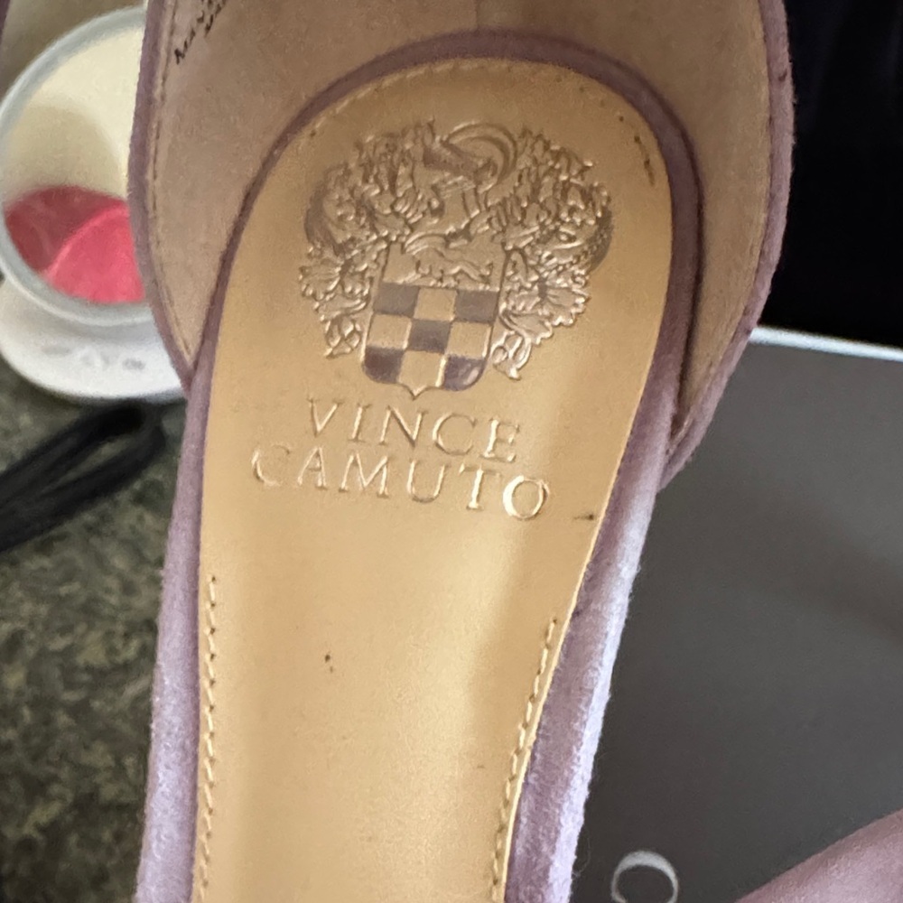 Vince Camuto Camylla Lavender Knotted Heels - Picture 3 of 5